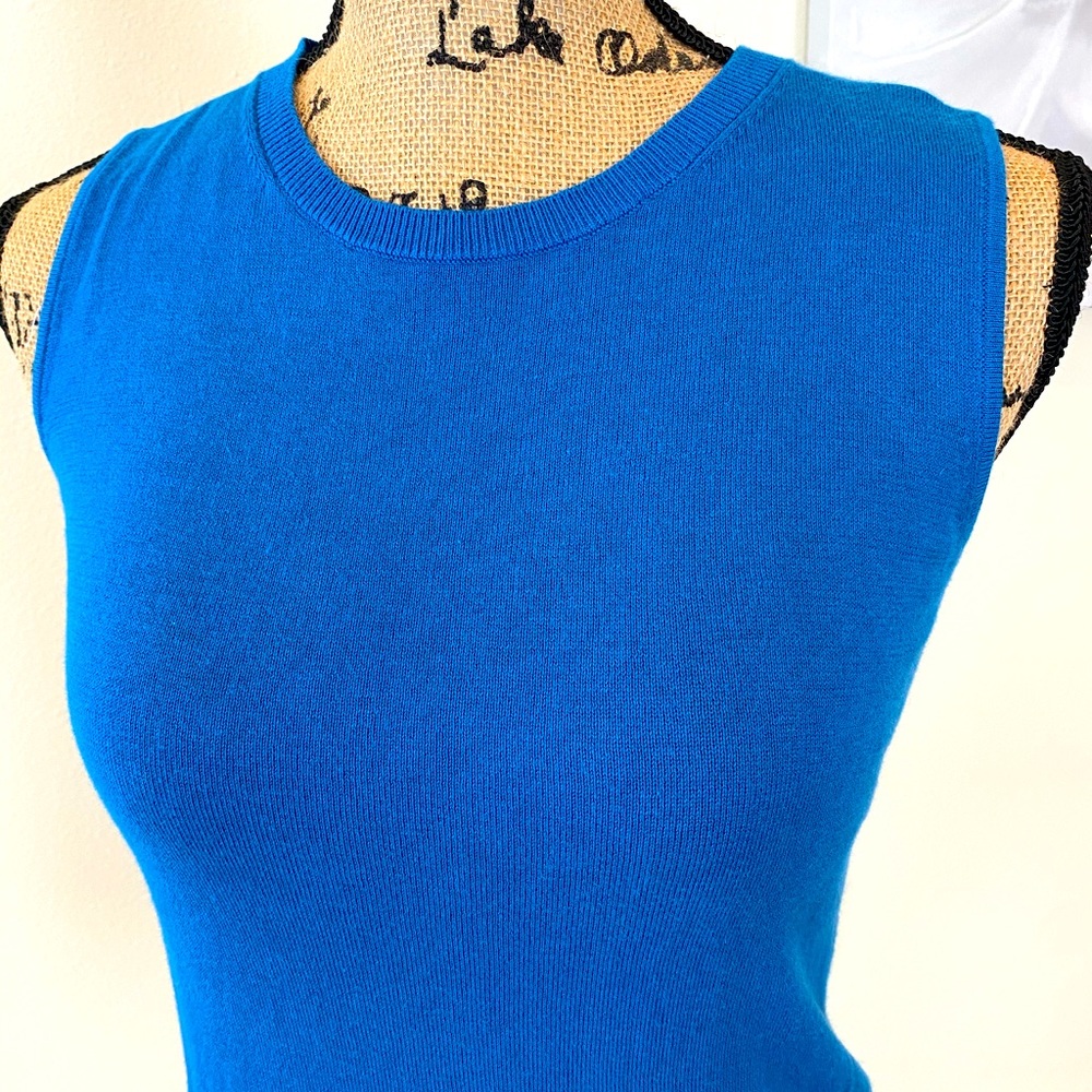 Ann Taylor Blue Sweater Crewneck Top